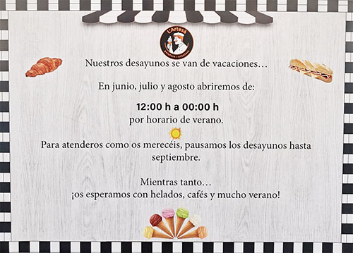 heladeria calafell horario