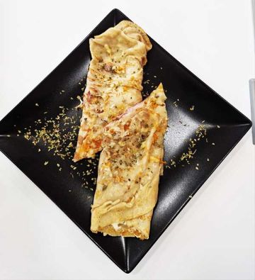 Crepe de jam&oacute;n y queso