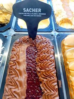 Helado sacher